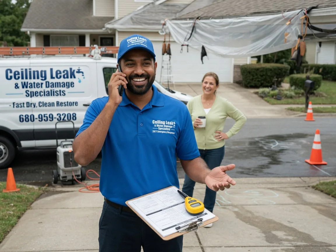 Ceiling Leak Cleanup Arcadia, LA FAQs